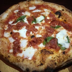 Gluten-free meat pizza from Prova Pizzeria